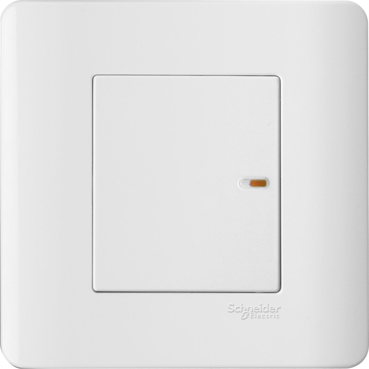 Schneider Electric ZENcelo 16AX 單位單控平觸開關掣 (凝白)